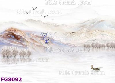 File gốc File gốc in đá cẩm thạch hiện đại FG8092 (in tráng gương) hiện đại