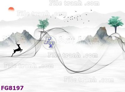 File in lụa File gốc in đá cẩm thạch hiện đại FG8197 (tân cổ điển) File gốc in đá cẩm thạch hiện đại FG8197