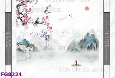 File ảnh gốc File gốc in đá cẩm thạch hiện đại FG8224 (chuyên in mica)