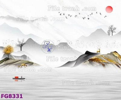 File gốc File gốc in đá cẩm thạch hiện đại FG8331 (in lụa) hoa văn cổ điển