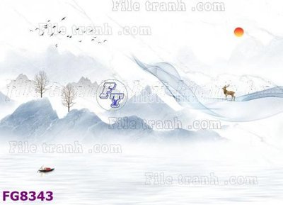 File tranh gốc File gốc in đá cẩm thạch hiện đại FG8343 (bản quyền) file PSD