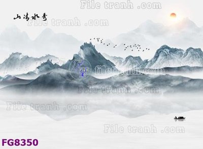 File gốc File gốc in đá cẩm thạch hiện đại FG8350 (in lụa) cao cấp