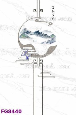 File tranh File gốc in đá cẩm thạch hiện đại FG8440 (bản gốc) in lụa 3D