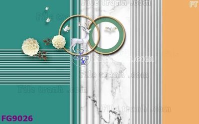 Tải file File in tranh tường hiện đại đẹp FG9026 (PSD) cho in tranh kính