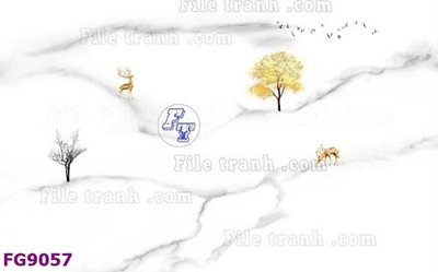 File tranh File in tranh tường hiện đại đẹp FG9057 (file gốc) chủ đề phong thủy