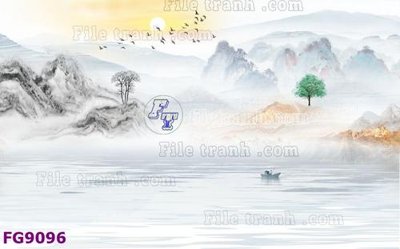 File gốc File in tranh tường hiện đại đẹp FG9096 (in tráng gương) nghệ thuật