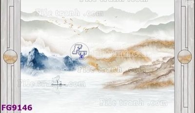 Tải file gốc File in tranh tường hiện đại đẹp FG9146 (in bạt) quảng cáo