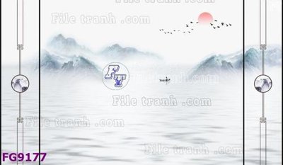 Download file File in tranh tường hiện đại đẹp FG9177 (chất lượng in ấn)