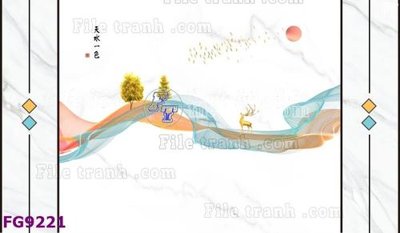 File tranh gốc File in tranh tường hiện đại đẹp FG9221 (sắc nét từng chi tiết)