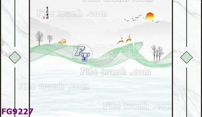 File gốc File in tranh tường hiện đại đẹp FG9227 (dành cho trang trí nội thất)