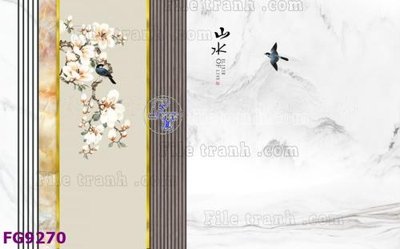 File gốc File in tranh tường hiện đại đẹp FG9270 (vector) cho in ấn