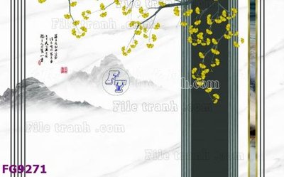 Download file gốc File in tranh tường hiện đại đẹp FG9271 (in lụa) nghệ thuật