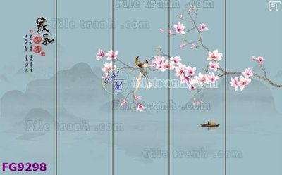 Download file gốc File in tranh tường hiện đại đẹp FG9298 (in lụa) cao cấp