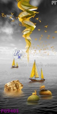 File tranh File in tranh tường hiện đại đẹp FG9401 (gốc) chủ đề thành phố