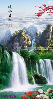 File tranh File in tranh tường hiện đại đẹp FG9436 (file gốc) chủ đề phong thủy