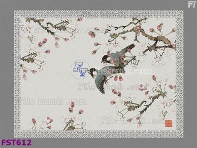 File gốc File in tranh tường hiện đại FST612 (trang trí) cho phòng khách