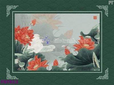 Mua file tranh gốc File in tranh tường hiện đại FST613 tại Filetranh.com