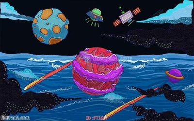 File gốc in tráng gương File psd tường quán cà phê FT1607 chi tiết