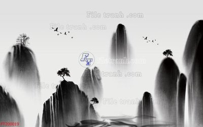 File ảnh File in tranh tường 3D FT200019 (gốc) in biển hiệu