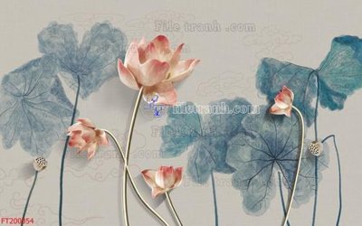 File gốc File in tranh tường 3D FT200054 (PNG) chất lượng cao