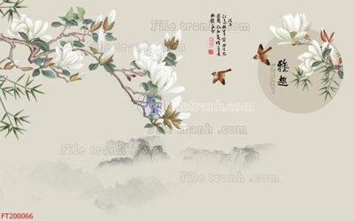 File gốc File in tranh tường 3D FT200066 (bản quyền) cho in ấn