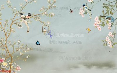 File gốc in mica File in tranh tường 3D FT200069 chất lượng