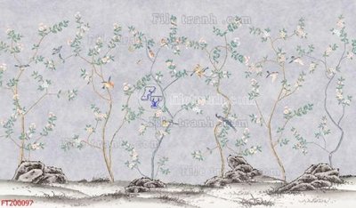 File gốc in tráng gương File in tranh tường 3D FT200097 chi tiết