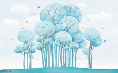 File tranh gốc in trần nhà File in tranh tường 3D FT200134 3D
