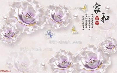 Download file File in tranh tường 3D FT200141 (chất lượng in ấn)