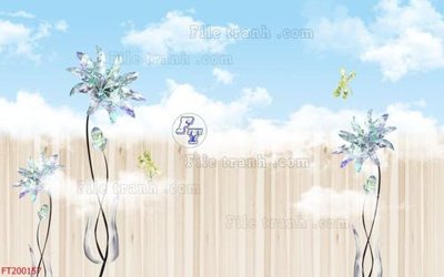 File tranh File in tranh tường 3D FT200157 (file gốc) chuẩn màu in