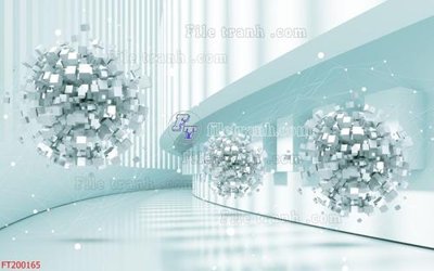 File gốc File in tranh tường 3D FT200165 (phiên bản chuẩn) để in ấn