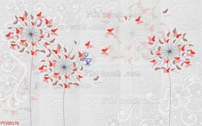 File tranh gốc File in tranh tường 3D FT200176 (bản quyền) Filetranh.com