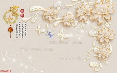 File PSD in ấn File in tranh tường 3D FT200225 (chất lượng cao)