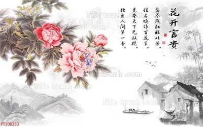 File gốc File in tranh tường 3D FT200253 (trang trí) cho phòng khách