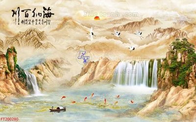 File gốc File in tranh tường 3D FT200280 (chủ đề hiện đại) trang trí
