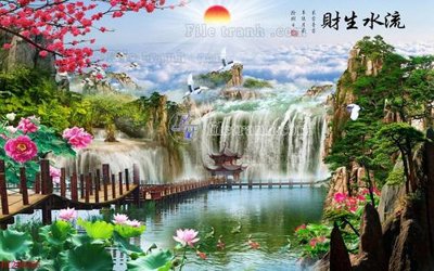 File gốc File in tranh tường 3D FT200285 (ảnh rõ nét) để in