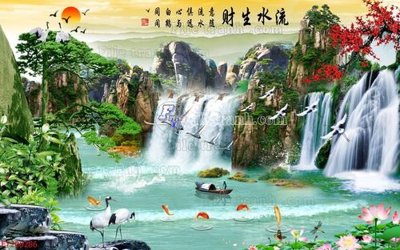 File in ấn File in tranh tường 3D FT200286 chuyên nghiệp