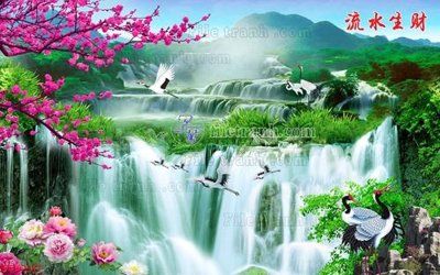 File tranh gốc File in tranh tường 3D FT200287 (bản quyền) file PSD