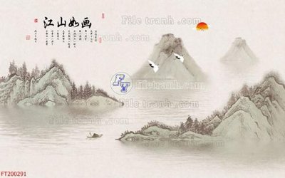 File PSD File in tranh tường 3D FT200291 (bản gốc) chất lượng nhất