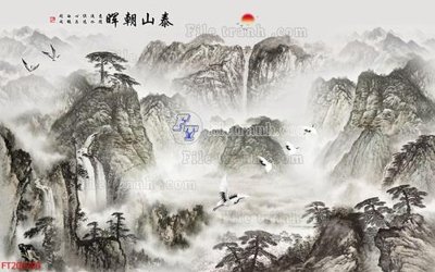 File gốc File in tranh tường 3D FT200299 (dành cho trang trí nội thất)