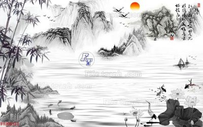 File gốc File in tranh tường 3D FT200313 (in ấn) không giới hạn