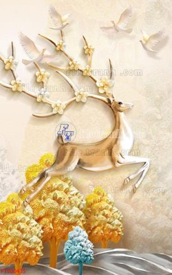 Tải file File in tranh tường 3D FT200435 (gốc) in ấn chất lượng