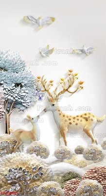 File gốc File in tranh tường 3D FT200455 (chủ đề hiện đại) trang trí