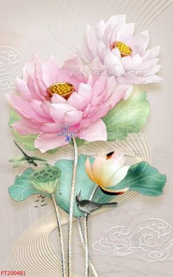 File PSD File in tranh tường 3D FT200481 (chất lượng in ấn)