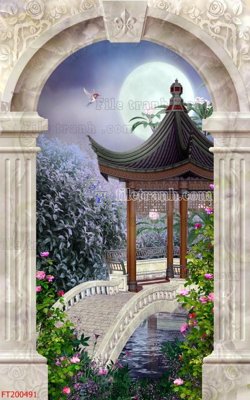 File tranh gốc File in tranh tường 3D FT200491 (sắc nét từng chi tiết)