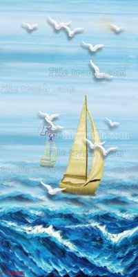 File gốc File in tranh tường 3D FT200501 (AI/EPS) cho in ấn