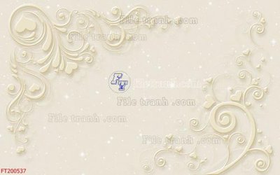 File gốc File in tranh tường 3D FT200537 (chuẩn màu) cho in offset