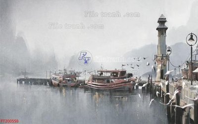Hình ảnh file gốc File in tranh tường 3D FT200558 (chất lượng cao)
