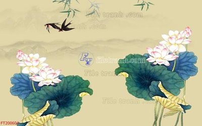 Ảnh gốc File in tranh tường 3D FT200604 (độ nét cao) in mica