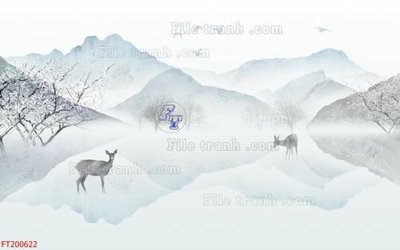 Mua file ảnh gốc File in tranh tường 3D FT200622 (chất lượng cao)